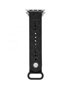 Women's Black Rubber Apple Watch Band, 38mm or 40mm