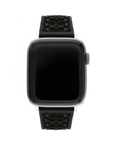 Black Silicone Strap 42/44/45mm Apple Watch Band