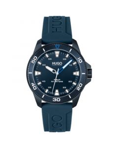 Men's Streetdiver Blue Silicone Strap Watch 44mm