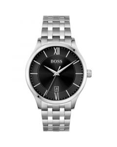 Men's Elite Stainless Steel Bracelet Watch 41mm