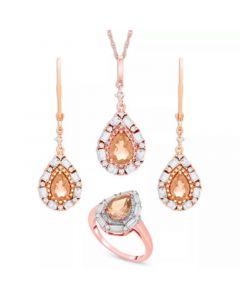 Morganite Multi-Gemstone Jewelry Collection