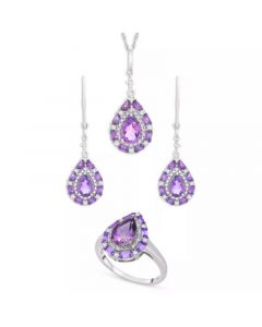 Amethyst Multi-Gemstone Jewelry Collection