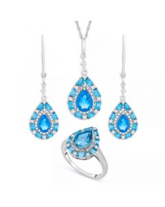 Blue Topaz Multi-Gemstone Jewelry Collection