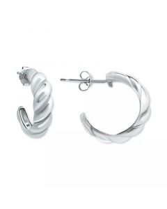 Twist Half Hoop Earrings, Created for Macy's