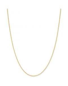 Thin Rope Chain 16" Necklace (1.5mm) in 18k Gold-Plate Over Sterling Silver, Created for Macy's (Also in Sterling Silver)