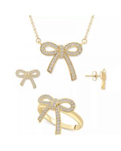 Diamond Bow Jewelry Collection in 14k Gold, Created for Macy's