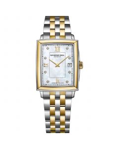 Women's  Swiss Toccata Diamond Accent Two-Tone Stainless Steel Bracelet Watch 25x34mm