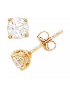 IGI Certified Lab Grown Diamond Stud Earrings (1 ct. t.w.) in 14k Gold or White Gold