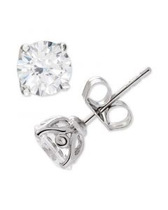 IGI Certified Lab Grown Diamond Stud Earrings (1-1/2 ct. t.w.) in 14k White Gold