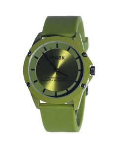 Unisex Honeycutt Olive Silicone Band Watch 44mm