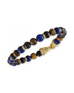 Multi-Stone Beaded Bracelet in 14k Gold-Plated Sterling Silver, Created for Macy's