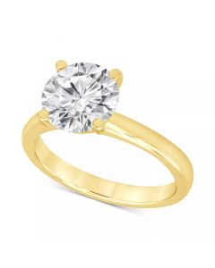 Certified Lab Grown Diamond Solitaire Engagement Ring (3 ct. t.w.) in 14k Gold