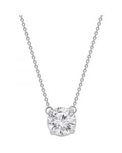 Certified Lab Grown Diamond Solitaire Pendant 18" Necklace (2-1/4 ct. t.w.) in 14k Gold