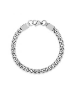 Men's Stainless Steel Fox Chain Bracelet