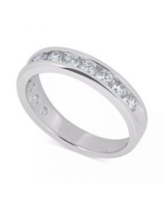 Diamond Channel-Set Band (3/4 ct. t.w.) in 14k White or Yellow Gold