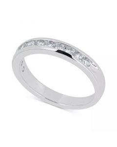 Diamond Channel-Set Band (1/2 ct. t.w.) in 14k White or Yellow Gold