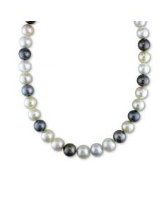 Multicolor Cultured South Sea & Tahitian Pearl (10-12-1/2mm) Strand 18" Collar Necklace