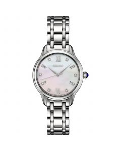 Women's Diamond (1/10 ct. t.w.) Stainless Steel Bracelet Watch 30mm