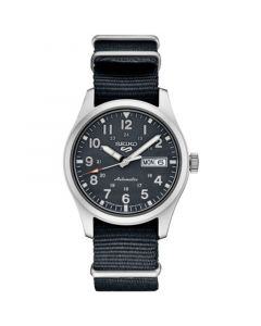 Men's Automatic 5 Sports Gray Nylon Strap Watch 43mm