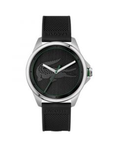 Men's Le Croc Black Silicone Strap Watch 43mm