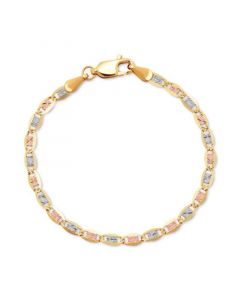 Children's Valentino Star Links Bracelet in 14k Gold