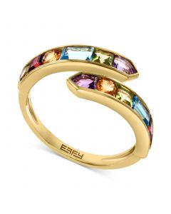 EFFY® Multi-Gemstone Bypass Ring (2-1/2 ct. t.w.) in 14k Gold