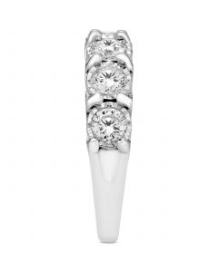 Diamond Seven Stone Band (1 ct. t.w.) in 14k White Gold