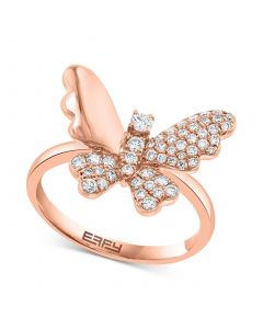 EFFY® Diamond Butterfly Ring (1/2 ct. t.w.) in 14k Rose Gold