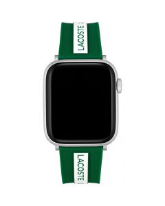 Striping Green Silicone Strap for Apple Watch® 42mm/44mm