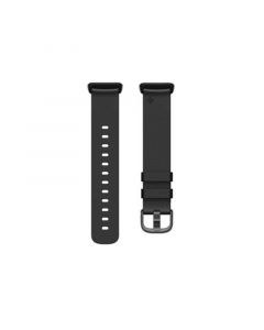 Charge 5 Black Leather Band, Small