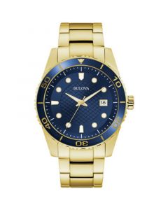 Men's Classic Gold-Tone Stainless Steel Bracelet Watch 43mm