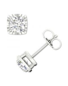 Diamond Enhancer Stud Earrings (1 ct. t.w.) in 14k White Gold