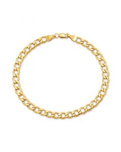 Cuban Link Chain Bracelet in 10k Gold