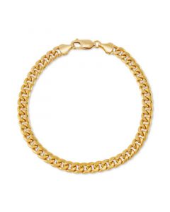 Miami Cuban Chain Bracelet in 10k Gold