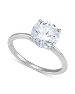 IGI Certified Lab Grown Diamond Solitaire Engagement Ring (2 ct. t.w.) in 14k White Gold