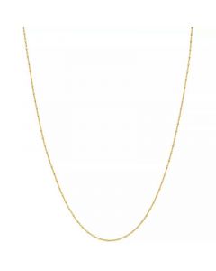 16" Square Bead Fancy Link Chain Necklace (1.25mm) in 18k Gold-Plated Sterling Silver, Created for Macy's (Also in Sterling Silver)