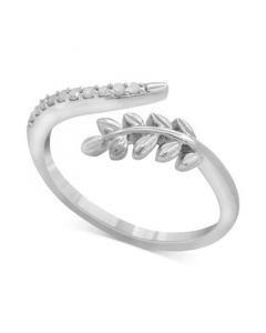 Diamond Vine Ring (1/10 ct. t.w.) in Sterling Silver