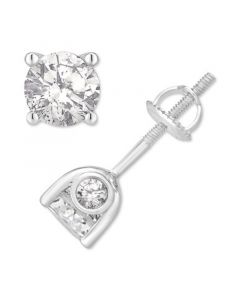 Diamond Stud Earrings (1-1/3 ct. t.w.) in 14k White Gold