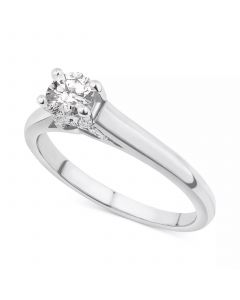 Diamond Engagement Ring (1/2 ct. t.w.) in 14k Gold