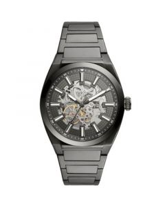 Men's Everett Gray Stainless Steel Bracelet Watch 42mm