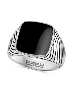 EFFY® Men's Onyx Ring in Sterling Silver