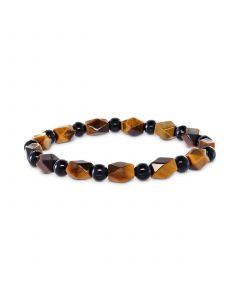 EFFY® Men's Tiger Eye & Onyx Bracelet