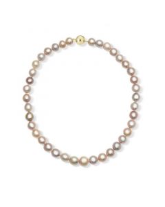 Multicolor Cultured Freshwater Pearl (10-13mm) 18" Collar Necklace