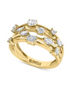 EFFY® Diamond Multi-Shape Scatter Ring (3/4 ct. t.w.) in 14k Gold