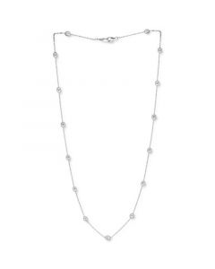 EFFY® Gray Cultured Freshwater Pearl (5mm) 24" Statement Necklace in Sterling Silver