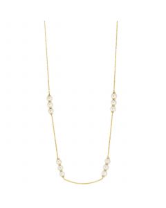 EFFY® Cultured Freshwater Pearl (7mm) 24" Statement Necklace in 18k Gold-Plated Sterling Silver