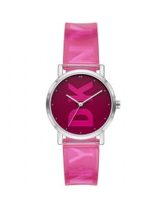 Women's Soho Pink Strap Watch 34mm