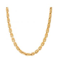 Horseshoe Link 18" Chain Necklace in 14k Gold-Plated Sterling Silver