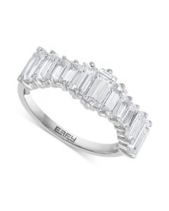 EFFY® White Topaz Emerald-Cut Ring (2-7/8 ct. t.w.) in Sterling Silver