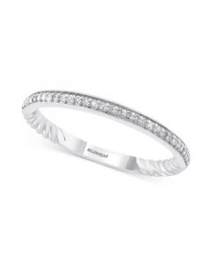 EFFY® Diamond Band (1/10 ct. t.w.) in Sterling Silver